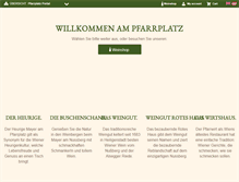 Tablet Screenshot of pfarrplatz.com
